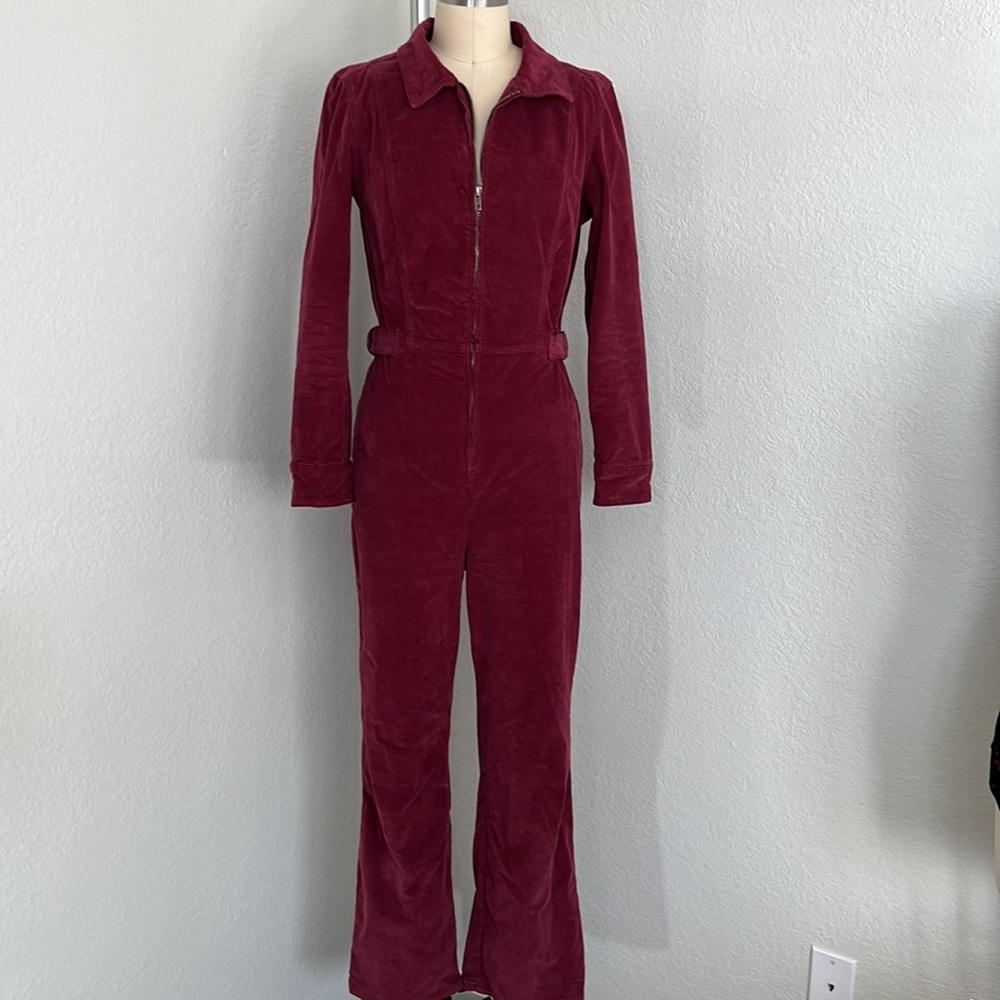 Free people jumpsuit stretchy corduroy size 4